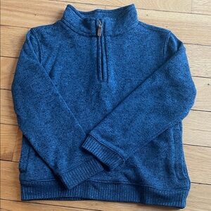 Janie and Jack Navy Half-Zip Sweater